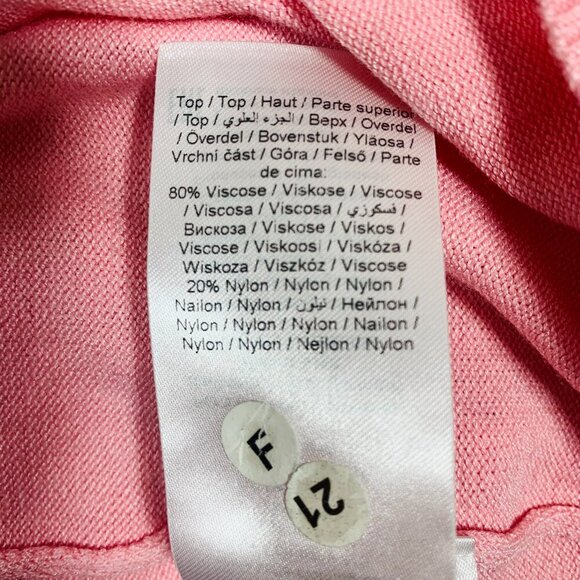 KAFFE KAmachelle Women's Knit sweater Long Sleeve V-Neck Pullover  size M pink - Picture 12 of 14